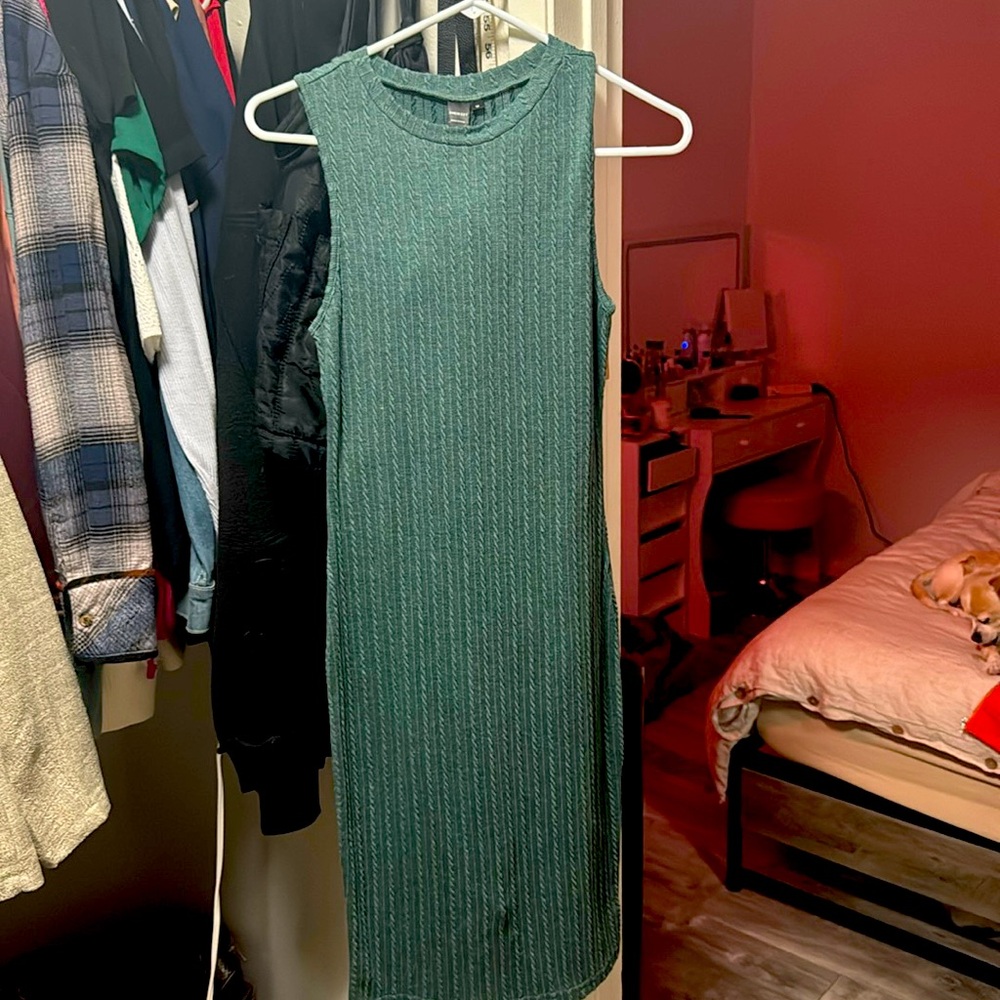 Teal dress